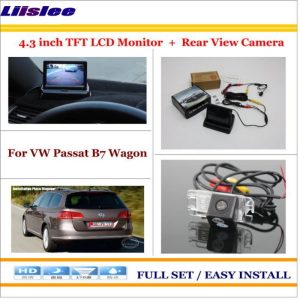 Liislee For Volkswagen VW Passat B7 Wagon Auto Rear View Camera Back Up + 4.3" LCD Monitor = 2 in 1 Parking Assistance System