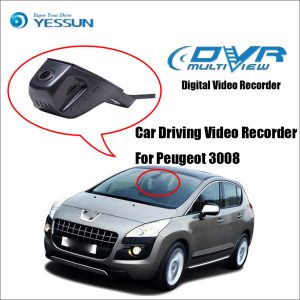 YESSUN For iPhone Android APP Control Function For Peugeot 3008 Car Front Dash Camera CAM / DVR Driving Video Recorder