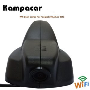 Kamapcar Car Wifi DVR Dash Cam Rear View Camera For Peugeot 208 Allure 2013 2008 2015 2 Video Recorder Dual Registrator Car Dvrs