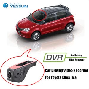 YESSUN Car DVR Driving Video Recorder Front Dash Camera HD 1080P Not Rear Back Camera for Toyota Etios liva