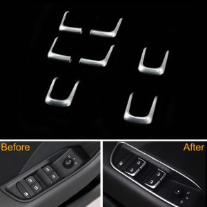 Audi A1 A3 A4 A6 C7 Q3 Q5 Switch Lift Button Cover Trim sticker