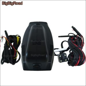 BigBigRoad For BMW 3 5 7 series before 2012 / f10 z4 e9 750Li X3 X5 X6 / e61 535d Car Wifi DVR Video Recorder Dash Dual Cameras