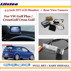Liislee For VW Volkswagen Golf Plus / CrossGolf Cross Golf - Car Parking Camera + 4.3" LCD Monitor NTSC PAL = 2 in 1 System