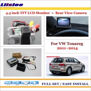 Liislee For Volkswagen VW Touareg 2011~2014 Car Parking Camera + 4.3" LCD Monitor NTSC PAL = 2 in 1 Parking Rearview System