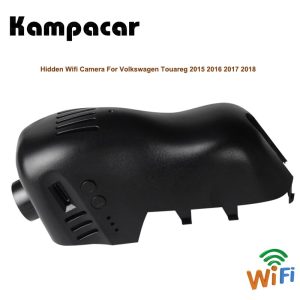Kampacar Wifi Video Recorder Car Rearview Mirror Mini Dvr Dash Cam Camera For Volkswagen Tuareg 2015 2016 2017 2018 Two Car DVRs