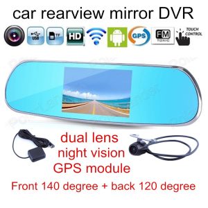 Android 1080P Dash Camera Parking Rearview Mirror