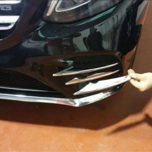 Front Fog Lights Lamp Lid Decoration Cover Trim For Mercedes-Benz GLC X253 43