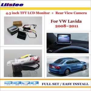 Volkswagen VW Lavida 2008~2011 Auto Rear View Camera Back Up + 4.3" LCD Monitor