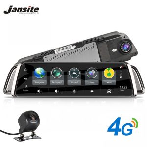 Jansite 4G Dash Cam Android 5.1 Car Camera 10 inch Touch Screen GPS Navigation Car Video Recorder Bluetooth for Toyota