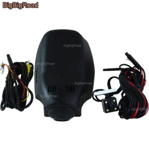 BigBigRoad Car Wifi DVR Dash Cam Dual Camera lens Video Recorder For Land Rover Discovery 2017 2018 / Sport 2015 2016 2017 2018