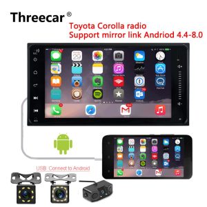 Bluetooth Rear View Camera tape recorder for Toyota Corolla