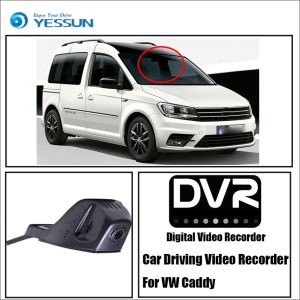 YESSUN For Volkswagen Caddy Car Front Dash Camera CAM- For iPhone Android APP Control Function / DVR Driving Video Recorder
