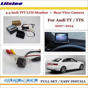 Liislee For Audi TT / TTS 2007~2014 Car Reverse Backup Rear Camera + 4.3" LCD Screen Monitor = 2 in 1 Rearview Parking System