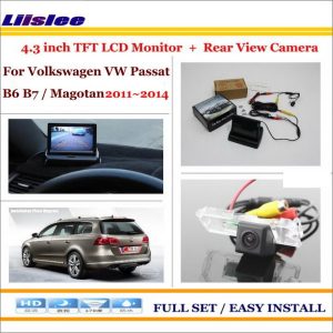 Liislee For Volkswagen VW Passat B6 B7 / Magotan 4.3" LCD Monitor + Car Rearview Back Up Camera = 2 in 1 Car Parking System