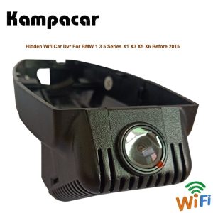 Kampacar Car Wifi DVRs With Two Cameras For BMW X1 E84 F48 X3 E83 F25 G01 X5 E70 1 3 5 Series Before 2015 Cars Dash Cam Camera