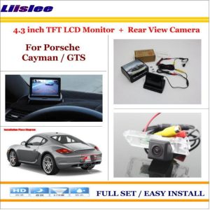 Liislee For Porsche Cayman / GTS Car Rearview Camera + 4.3" LCD Screen Monitor = 2 in 1 Parking Assistance System
