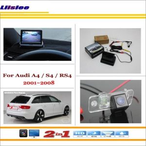 Liislee For Audi A4 / S4 / RS4 2001~2008 - Car Backup Rear Camera + 4.3" TFT LCD Screen Monitor = 2 in 1 Rearview Parking System