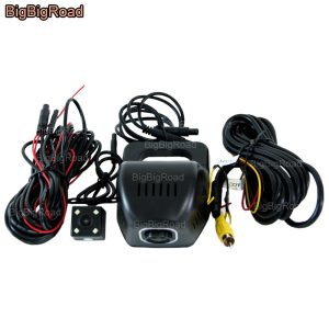 BigBigRoad For Ford Focus 2 3 transit Super Duty ka Expedition S-MAX 2008 falcon Car Wifi DVR Video Recorder Dash Cam