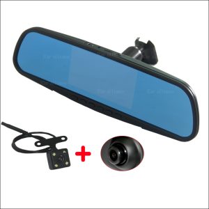 BigBigRoad Car Mirror DVR dual lens camera Video Recorder Dash Cam with Original BracketFor Honda Crosstour jade Avancier