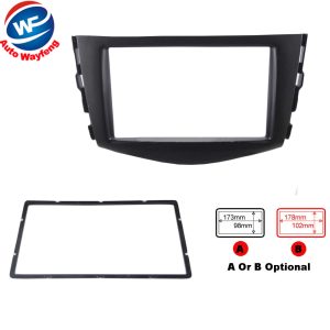Car refitting DVD frame, DVD panel, Dash Kit, Fascia, Radio Frame,Audio frame Fit For 2006-2012 Toyota RAV4,2DIN