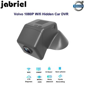 Jabriel hidden wifi Auto car dvr for volvo dash cam 1080p video recorder dual lens camera 2015 2016 2017 2018 volov v40 T3 T4 T5