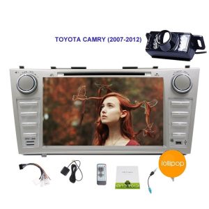Free Camera in Dash Quad-core Android 5.1.1 Lollipop Stereo system GPS Navigation Car DVD Player Special for TOYOTA CAMRY (2007-