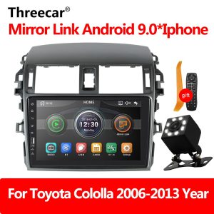 Car Radio Player Mirror Link autoradio 2 din For Toyota Corolla E140/150 2008 2009 2010 2011 2012 2013 Auto stereo Rear Camera