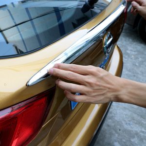 NISSAN QASHQAI 2014-2016 CHROME REAR TRUNK LID COVER TRIM