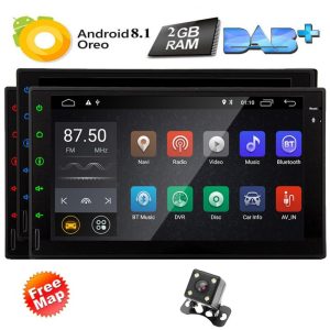 Dash Double 2 din Auto Radio Bluetooth GPS Navigation Head unit