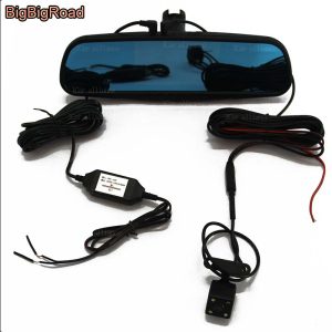Nissan qashqai Dual Lens Car Mirror camera DVR Video Recorder Dash Cam Parking Monitor