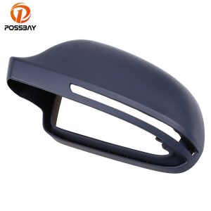 POSSBAY Dark Grey Cover Mirror Caps Fit for Audi A4/S4/Avant/quattro 2008-2016 Car Side Rear View Mirror Cover