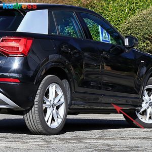For Audi Q2 2017-2019 New ABS Plastic Matte Body Side Moulding Door Cover Trim Kit Protector Car Styling Decoration Accessories