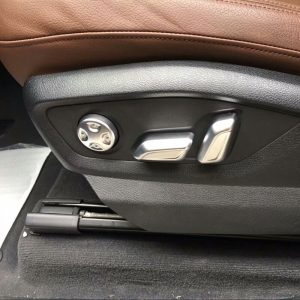For Audi Q5 2018 ABS Plastic Interior Car Seat Adjustment Button Cover Trim 6pcs Car Styling Accessories