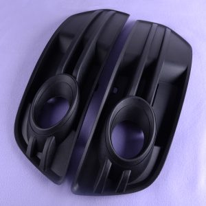 Car Front Bumper Vent Grill Fog Light Grille Cover Plastic Black 8R0 807 681 A/8R0 807 682 A Fit For AUDI Q5 2009 2010 2011 2012