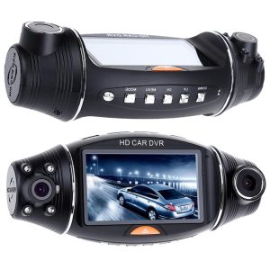 1080P HD Dual Lens 140° Dash Cam GPS Car DVR Video Recorder Camera G-Sensor Night vision Dash Cam Rearview