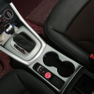 Foal Burning Car Chrome Rear Water Cup Holder Protection Cover Trim Sticker For Audi Q3 2012 -2016 Stickers Accessories