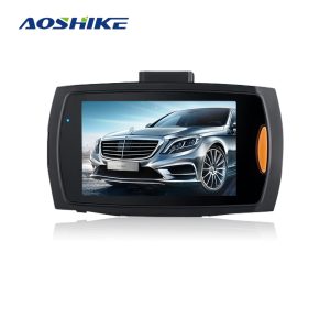 AOSHIKE Car DVR Camera Full HD 1080P G30 140 Degree Dashcam Video Registrars for Car Night Vision G-Sensor Dash Cam with Russian