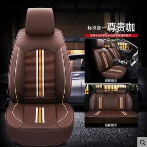 High Quality Leather+ice silk auto seat covers for Renault armrest capture clio duster fluence kadjar kaptur koleos latitude