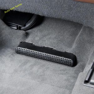 Lapetus Seat Below Dust Plug Air Conditioning AC Vent Outlet Cover Trim Fit For Audi Q7 2016 - 2019 Plastic Auto Accessories