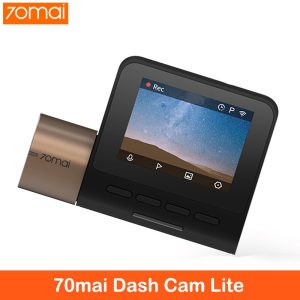 New 70mai Dash Cam Lite 1080P Speed Coordinates GPS Modules 70 MAI Lite Car Cam Recorder 24H Parking Monitor 70mai Lite Car DVR