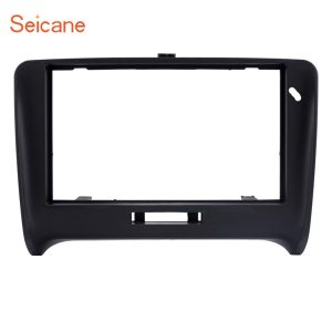 Seicane 178*100mm 2DIN Car Stereo Fascia Frame Installation Cover Trim Kit For Audi TT 2000-2011