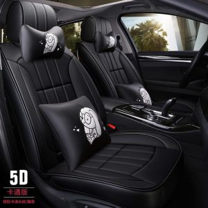 High Quality PU Leather Cartoon auto seat covers for Renault armrest capture clio duster fluence kadjar kaptur koleos latitude