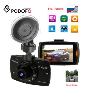 2019 Podofo A2 Car DVR Camera G30 Full HD 1080P 140 Degree Dashcam Video Registrars for Cars Night Vision G-Sensor Dash Cam