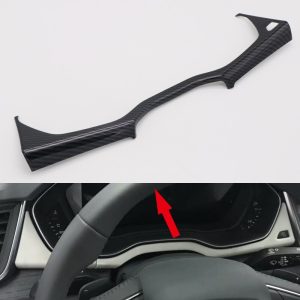 Left Hand Drive Only! For Audi Q5 2018 ABS Plastic Interior Dashboard Meter Bottom Decoration Strip Cover 1pcs Car Styling