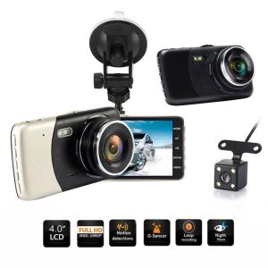 LCD IPS Dual Lens Car Dash Cam FHD 1080P Dashboard Camera