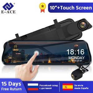 Dvr Camera 10 Inch Touch Streaming Rear View Mirror Dash Cam FHD 1080P