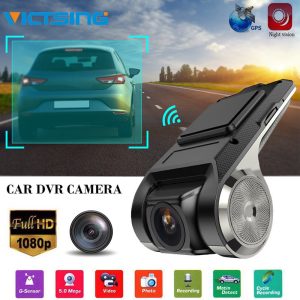 VicTsing 1080P Car DVR Camera Video Recorder WiFi ADAS G-sensor Recorder Android Auto Digital Video Recorder Dash Cam Full HD