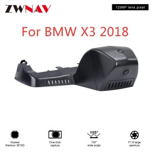 Hidden Type HD Driving recorder dedicated For BMW X3 2018 DVR Dash cam Car front camera WIfi