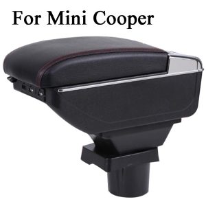 Armrest Organize box For BMW Mini Cooper 7 USB With Lamp Panel Extented