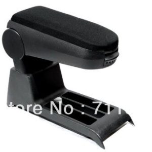 Center Console Armrest Cloth Black For Volkswagen For VW Polo 9N 9N3
